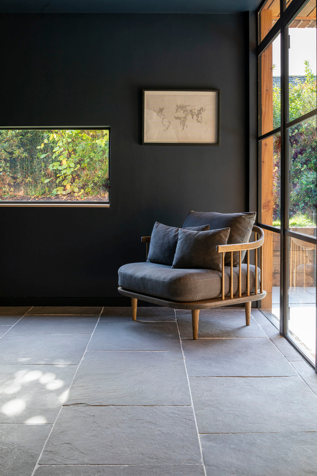 Dark Grey Tumbled Limestone
