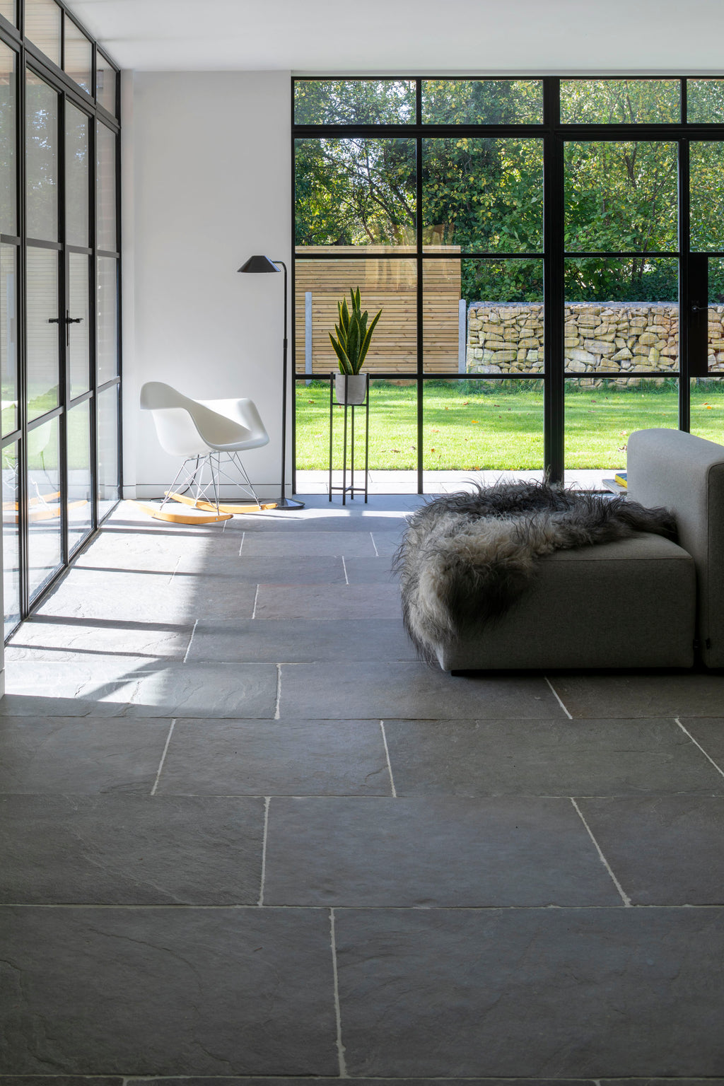 Dark Grey Tumbled Limestone
