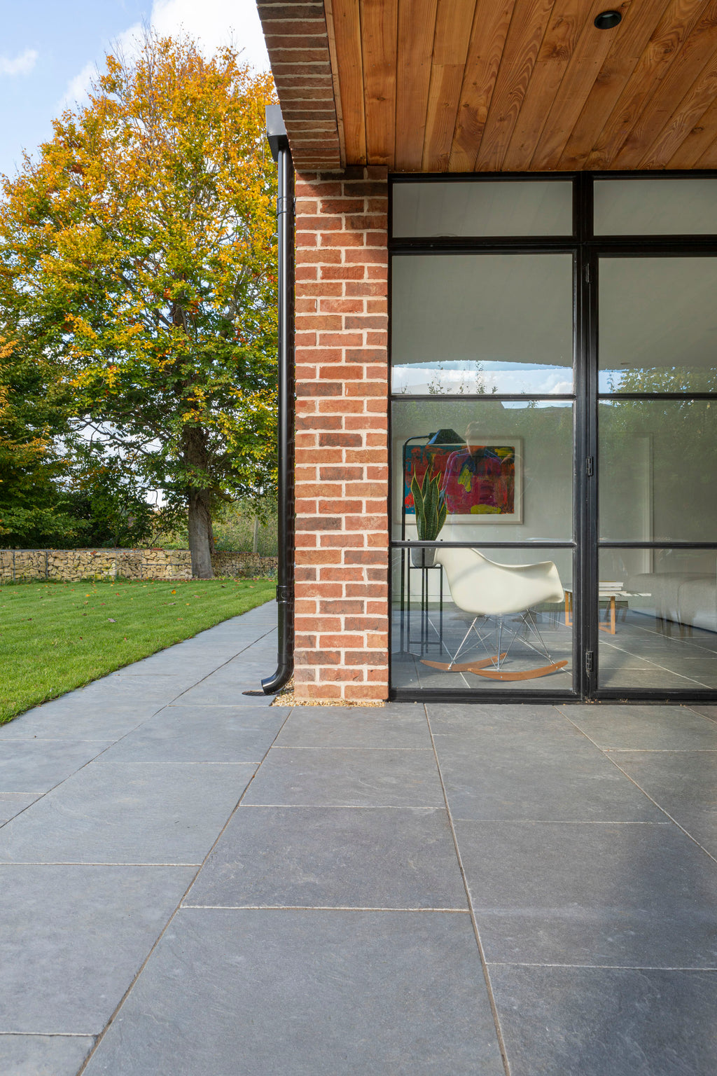 Dark Grey Tumbled Limestone