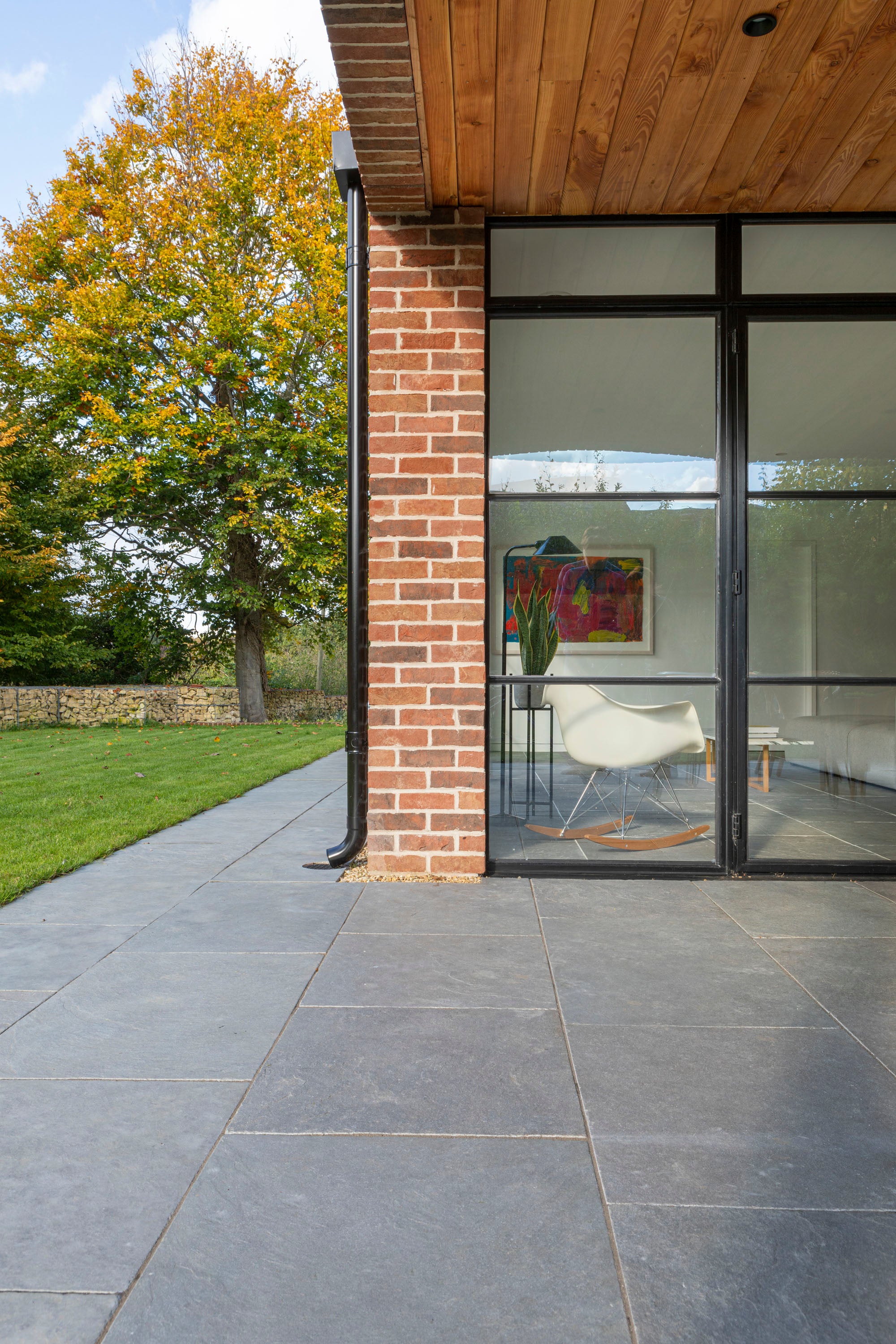 Dark Grey Tumbled Limestone