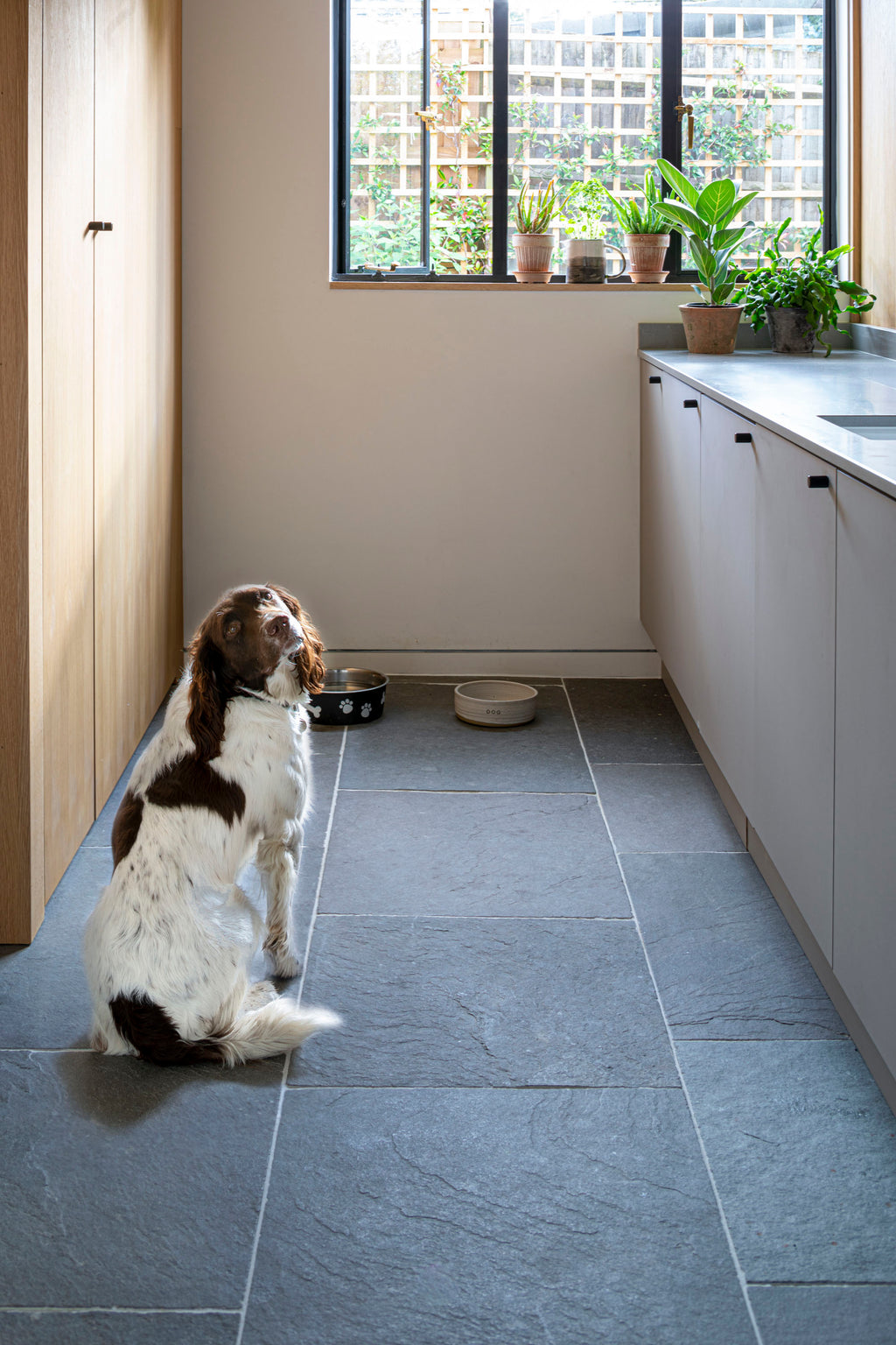 Dark Grey Tumbled Limestone
