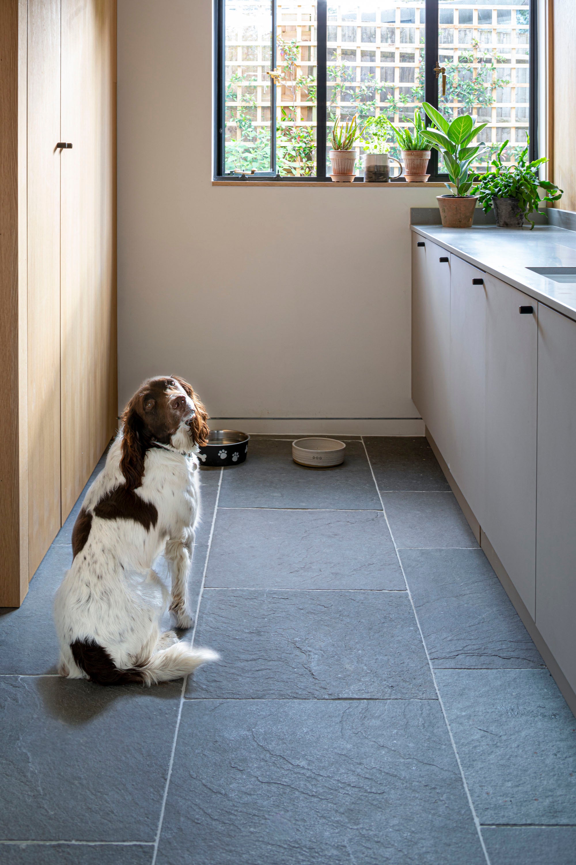 Dark Grey Tumbled Limestone