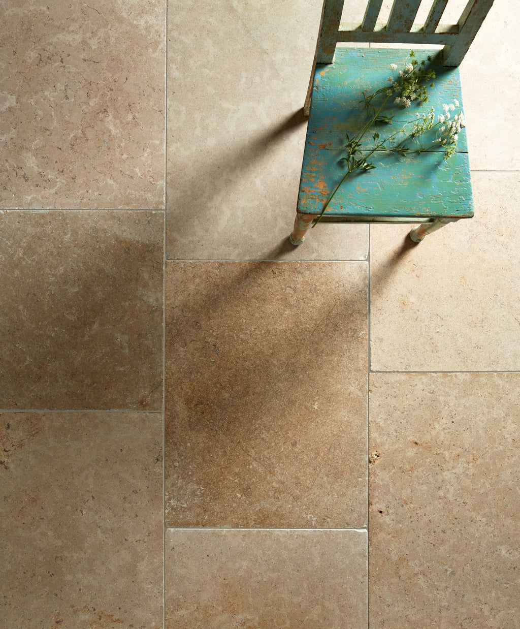 Burgundy Blend Tumbled Limestone