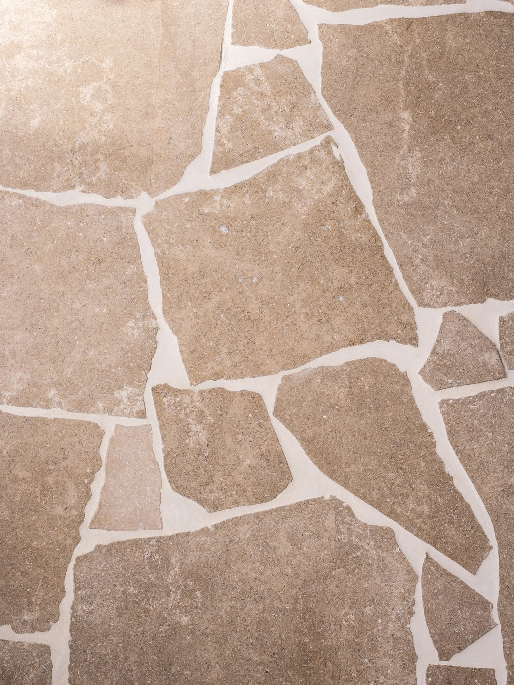 Dijon Tumbled Limestone Crazy Paving
