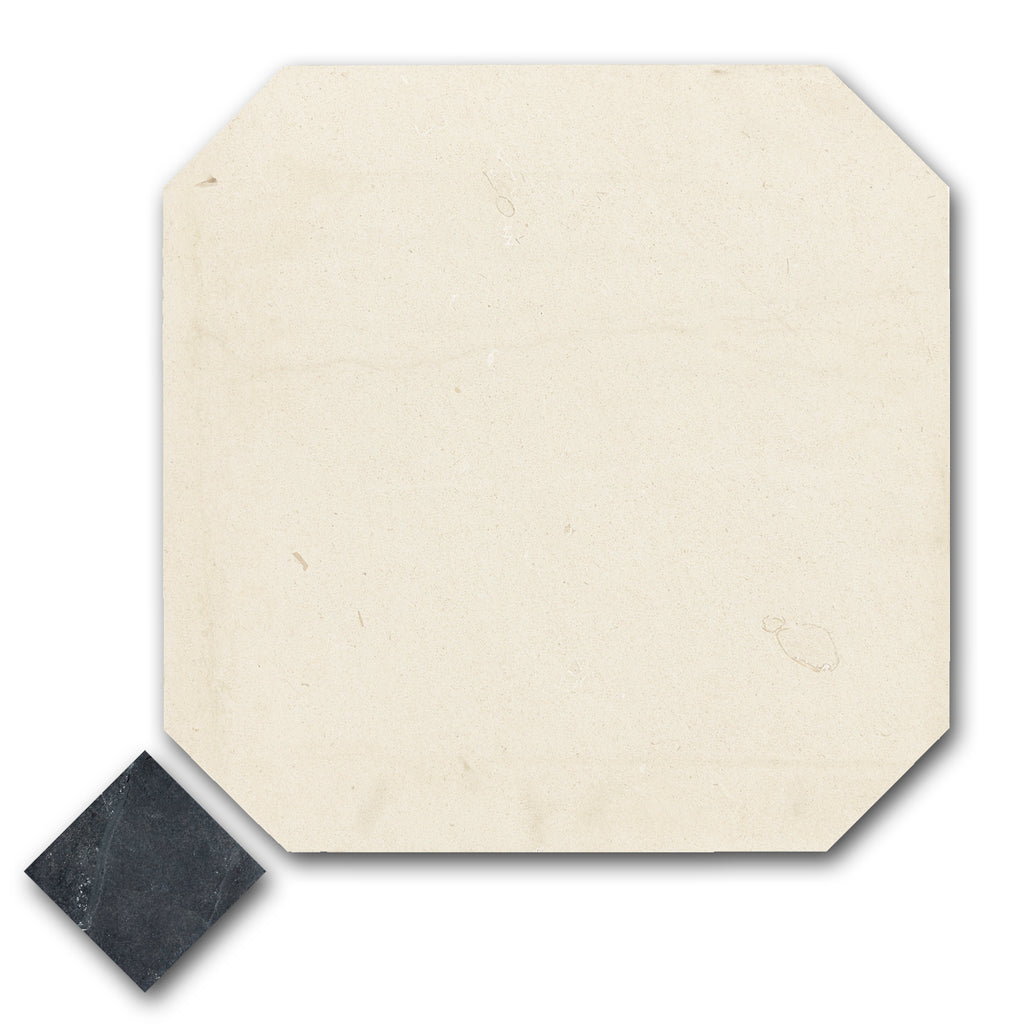 Lax Honed Limestone Octagon