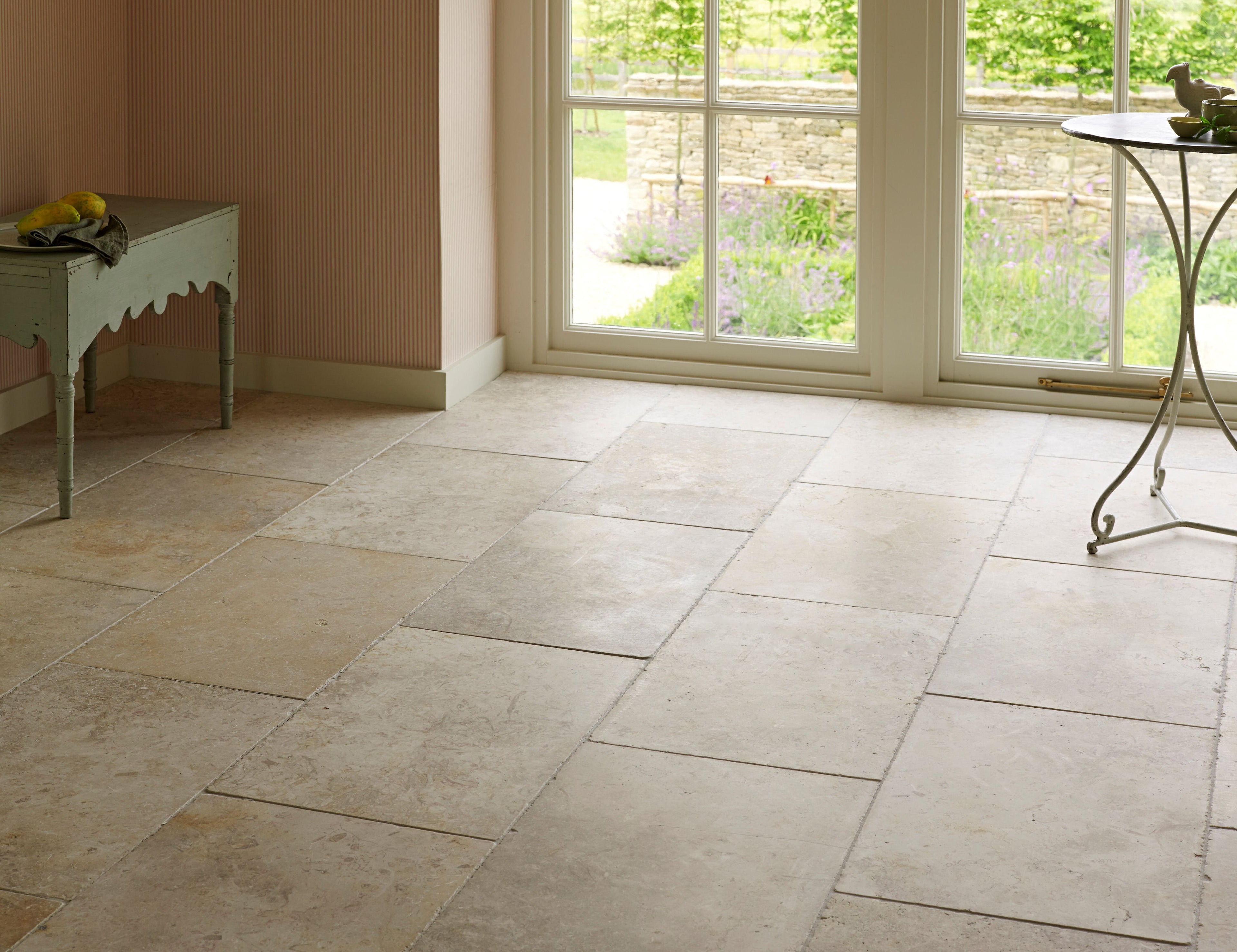 Levant White Gold Tumbled Limestone