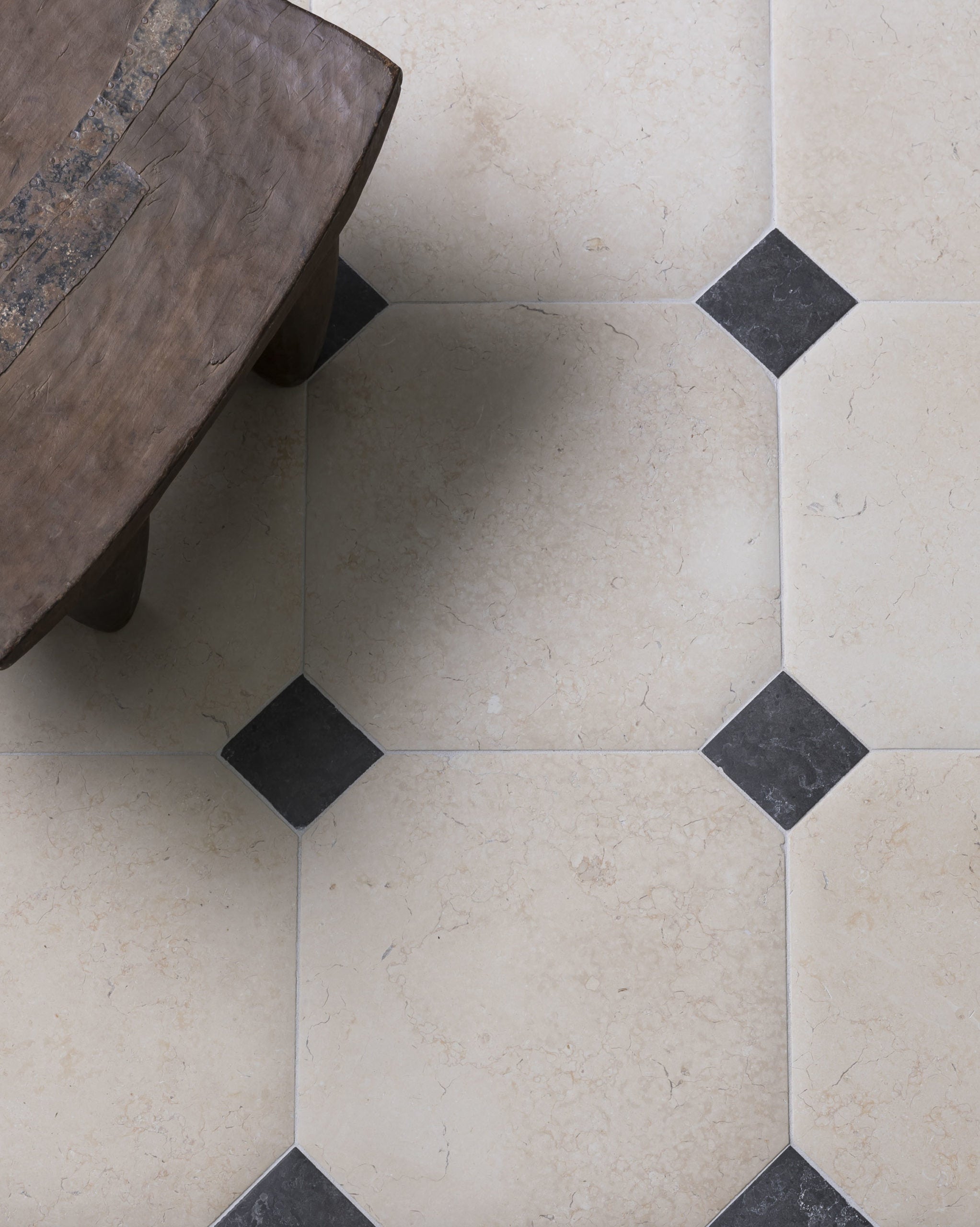 Lyon Provence Limestone Limestone Light and Dark Octagon