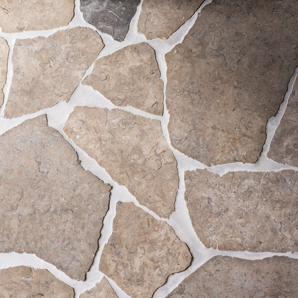 Como Tumbled Limestone Crazy Paving