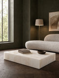 Cubo Coffee Table — White Onyx