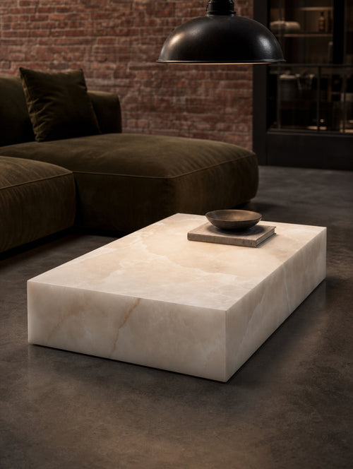 Cubo — Couchtisch aus Naturstein (Visualisierung)
