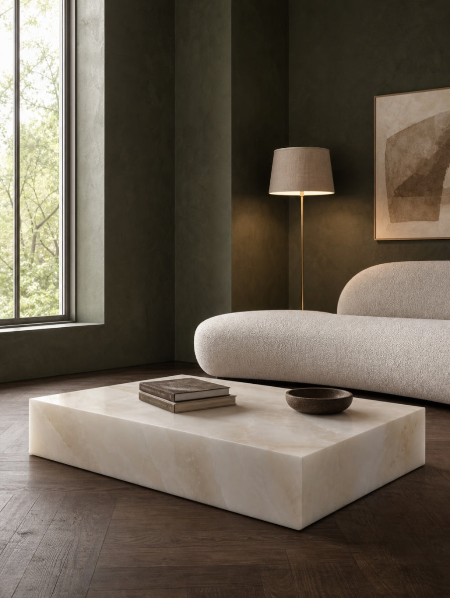 Cubo — Couchtisch aus Naturstein (Visualisierung)
