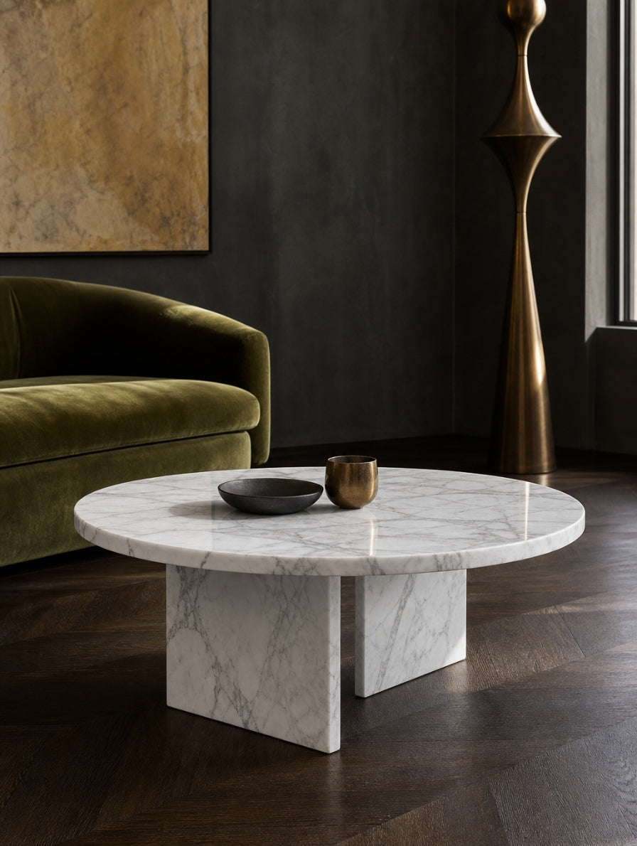 Tebe — Couchtisch aus Naturstein (Visualisierung)