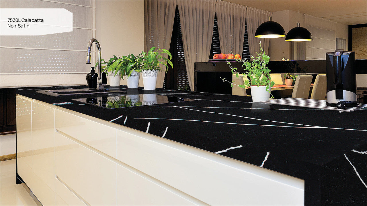 Calacatta Noir Satin