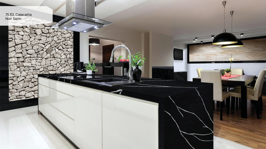 Calacatta Noir Satin