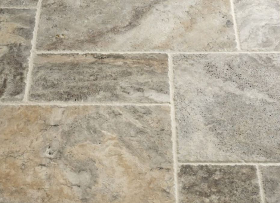 Silver Brushed Travertin